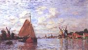 La Zaan a Zaandam, Claude Monet